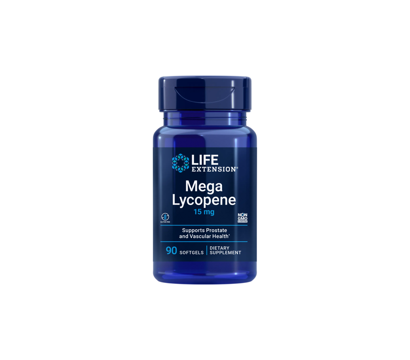 Life Extension Mega Lycopene, 15 mg 90 softgels, high concentration, to support prostate and arterial health